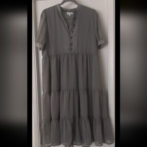 Indie & Co. Palmer Dress Sage Size XL